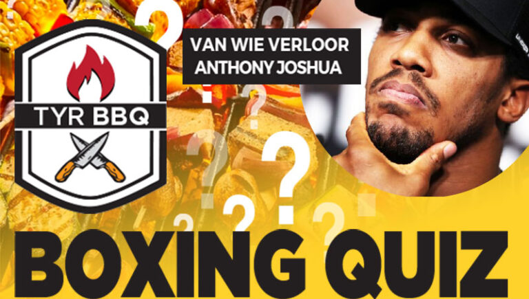 BARBEQUE BOXING QUIZ Woensdag 3 juli v.a. 18 uur