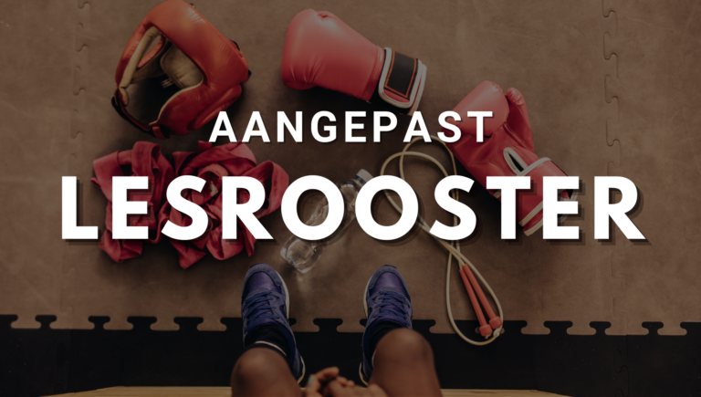 NIEUW TRAININGSROOSTER