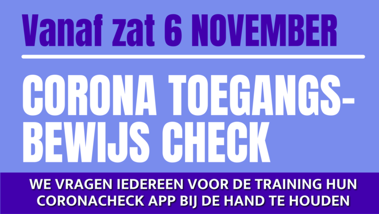 Verplichte Corona toegangsbewijs
