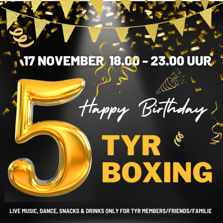 5 Jaar TYR Boxing