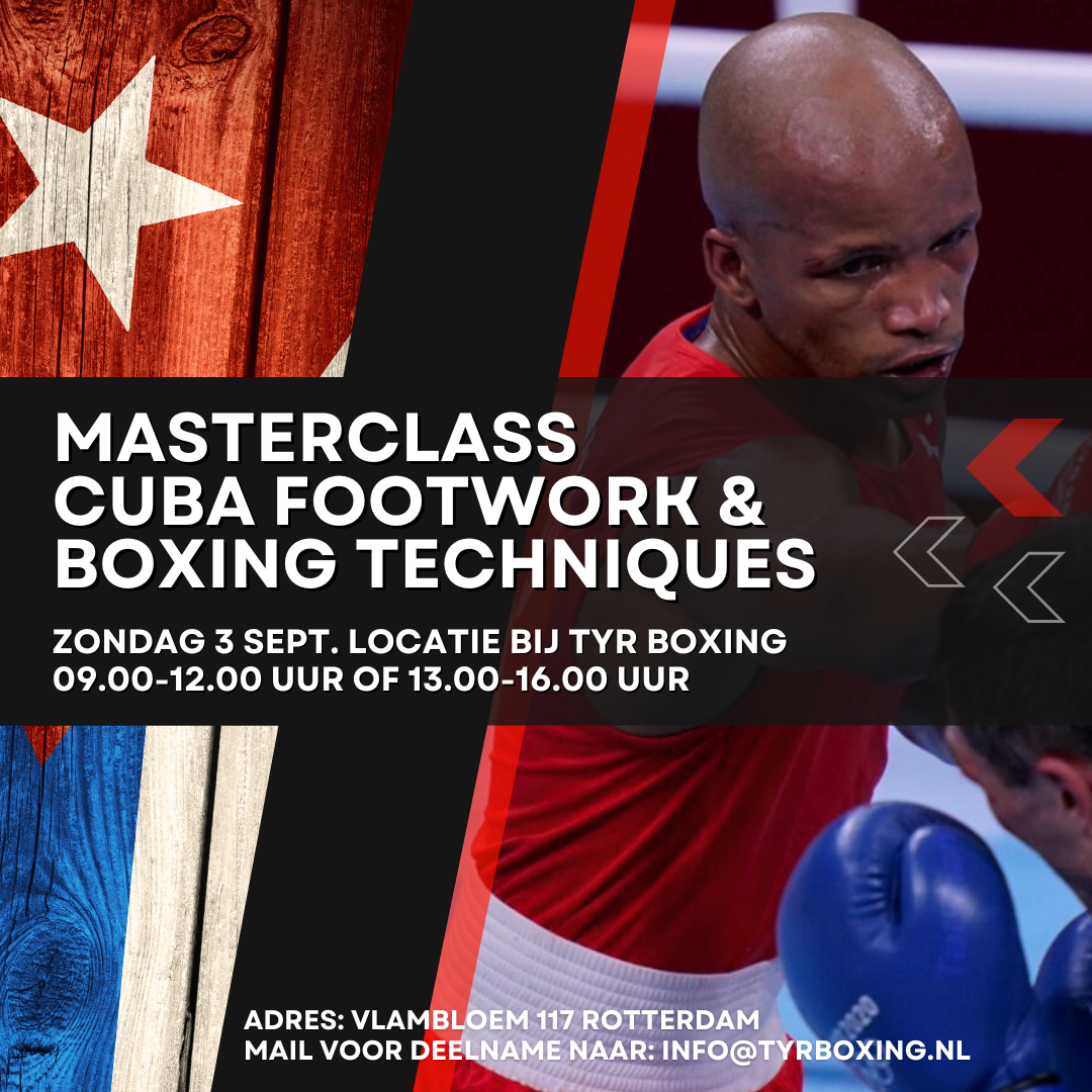 Masterclass Cuban Footwork 3 September TYR Boxing