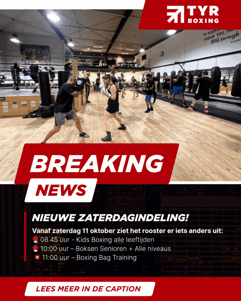 Aangepaste trainingstijden!