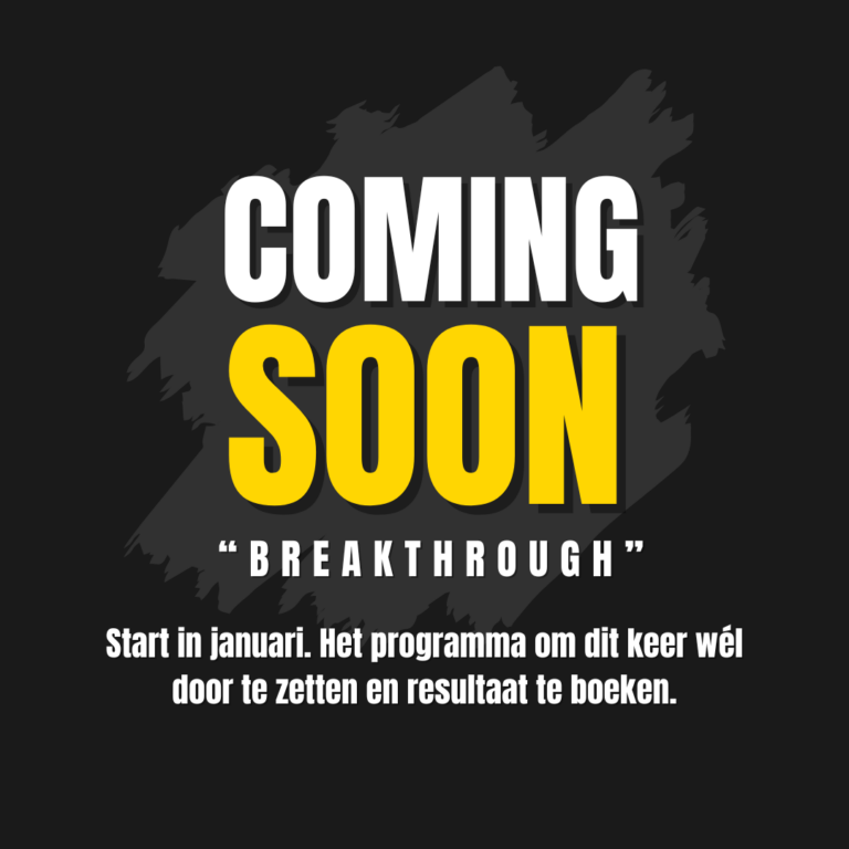 Nieuw in januari: BREAKTHROUGH