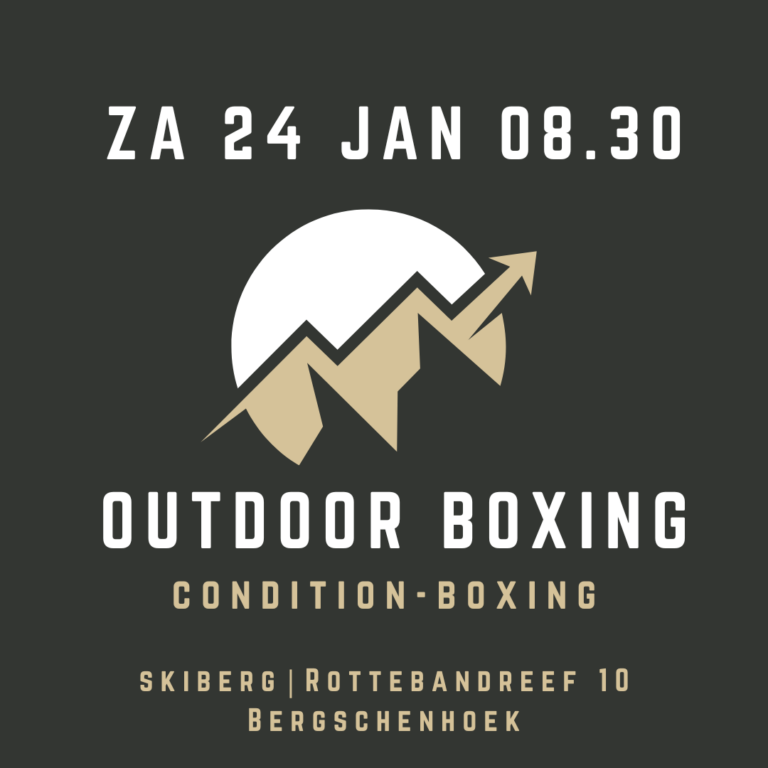 24 jan Buitentraining Kids Boxing – Ski-berg