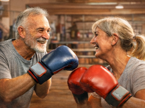 boksen voor senioren