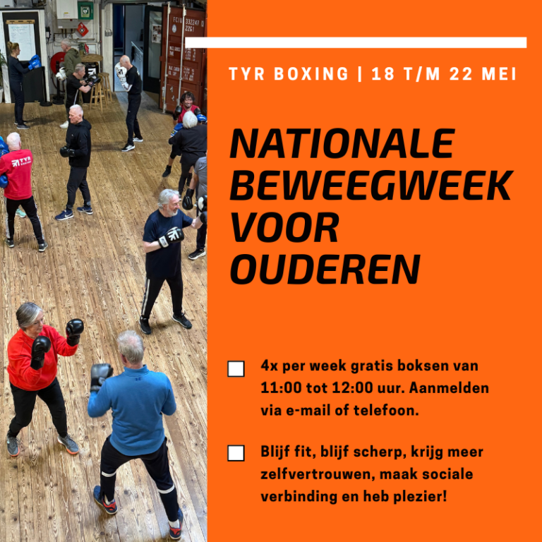 Gratis boksen in Rotterdam tijdens de Nationale Beweegweek